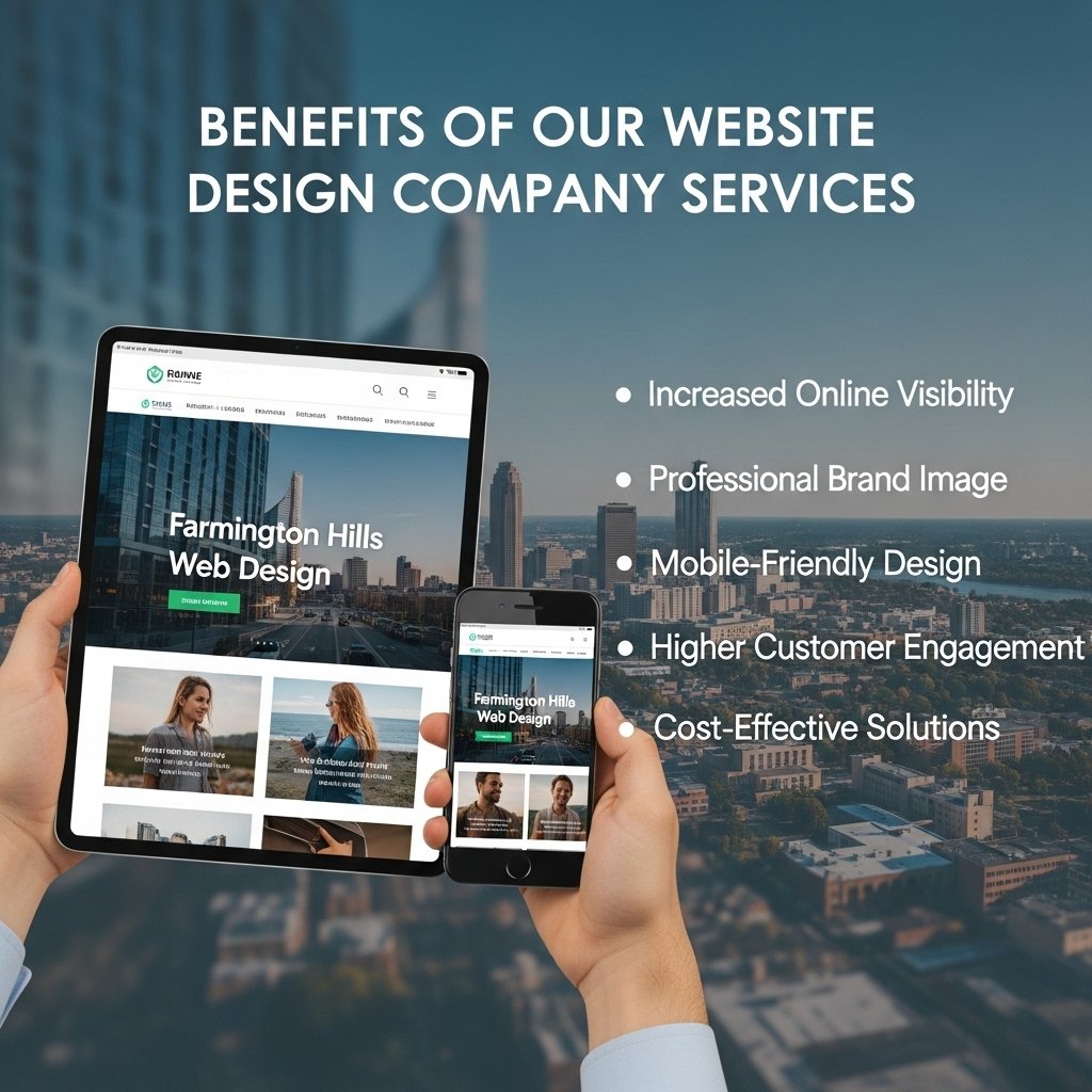 Benefits of Our Website Design Company Services in Farmington Hills