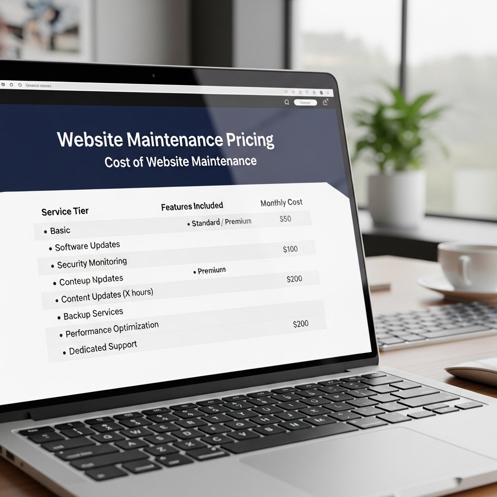 Cost of Website Maintenance, Transparent Pricing