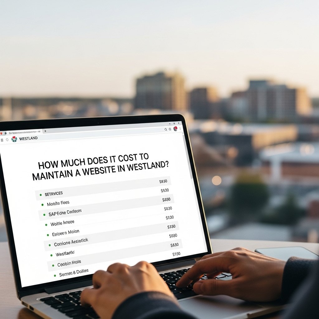 How Much Does It Cost to Maintain a Website in Westland