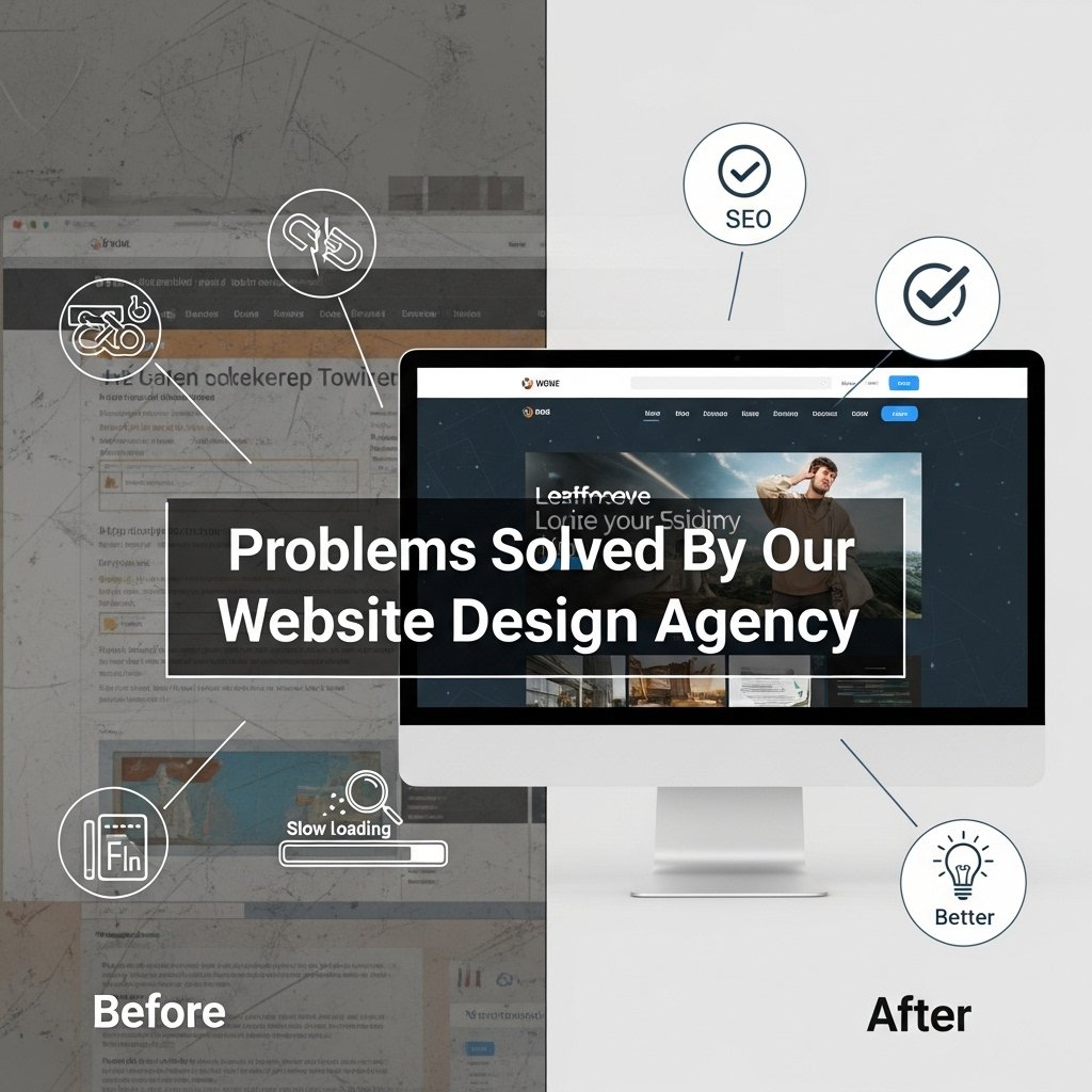 Problems Solved By Our Website Design Agency