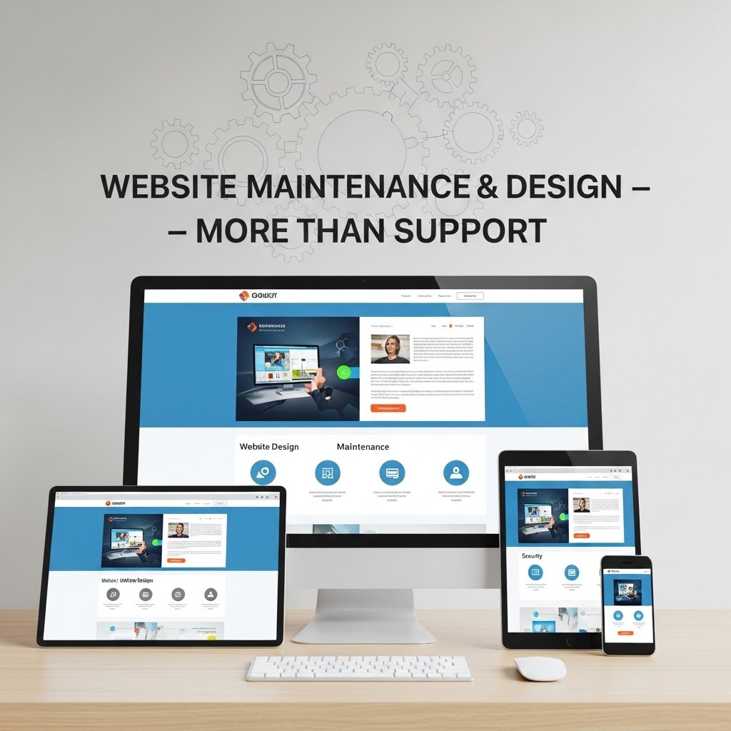 Website Maintenance & Design – More Than Support