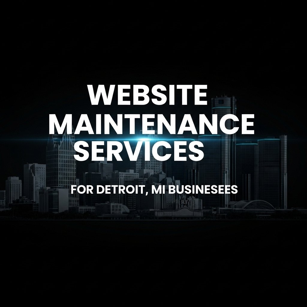 Website Maintenance Services for Detroit, MI Businesses
