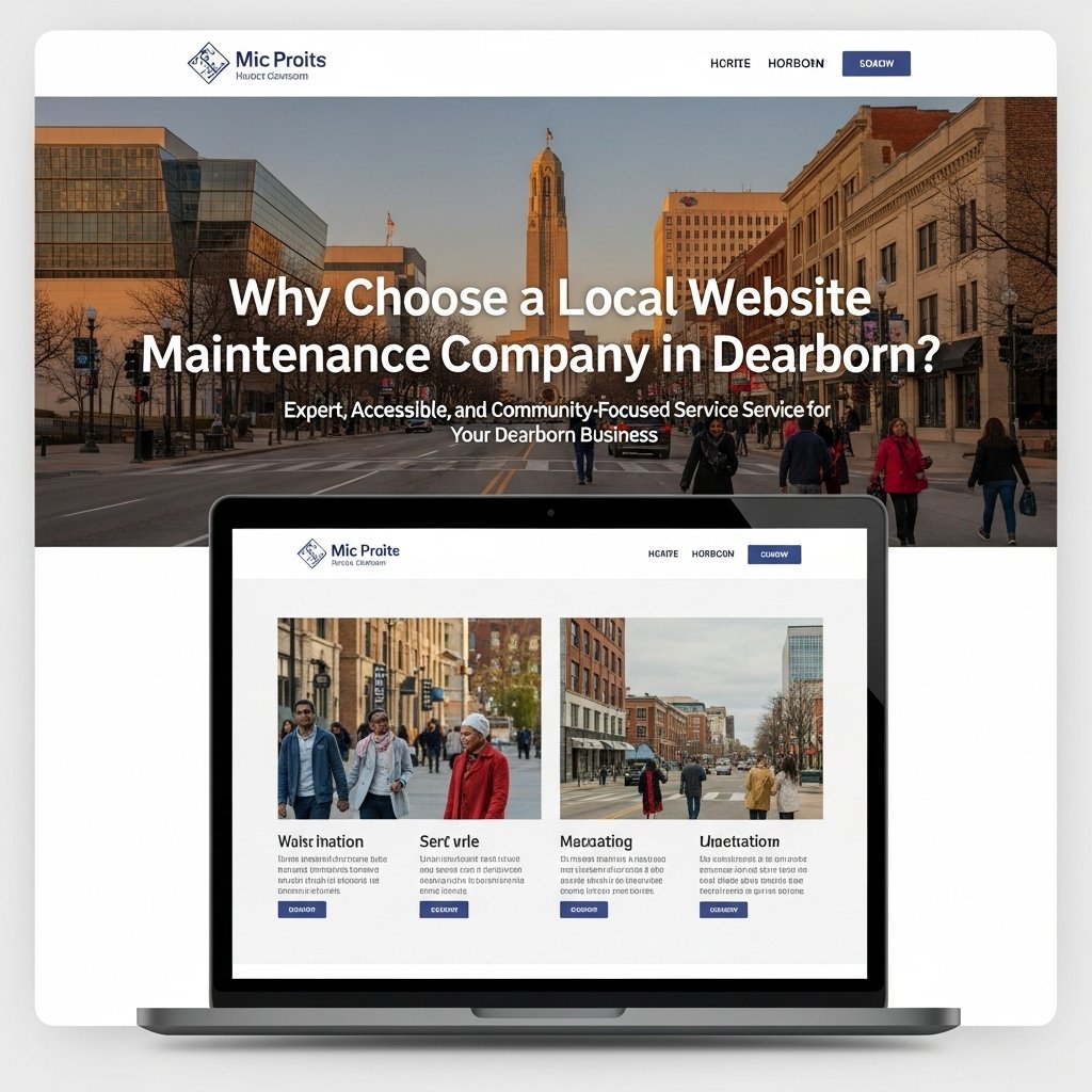 Why Choose a Local Website Maintenance Company in Dearborn