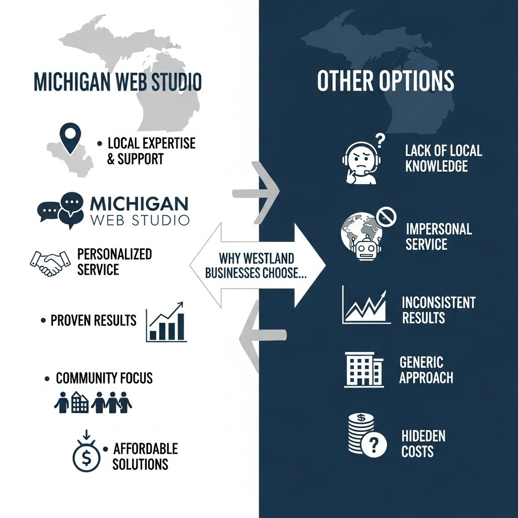 Why Local Businesses in Westland Choose Michigan Web Studio