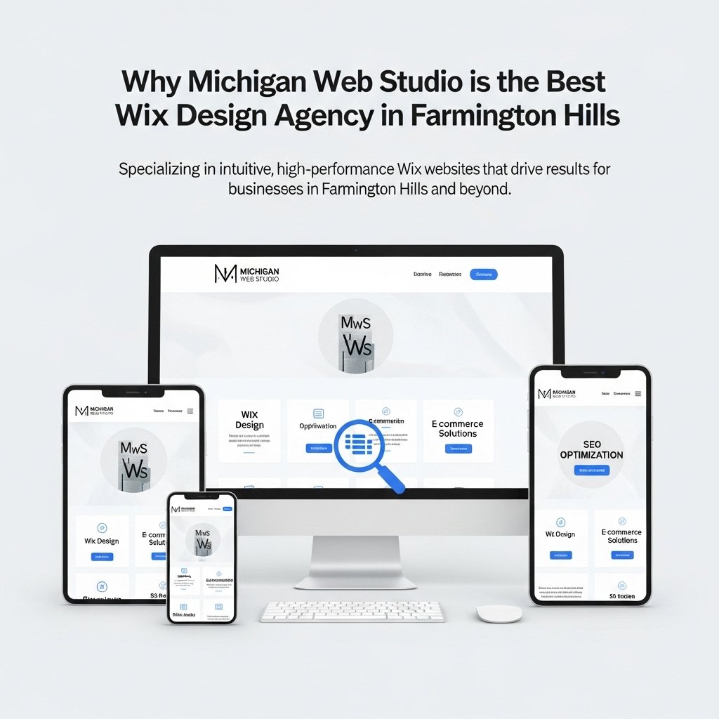 Why Michigan Web Studio is the Best Wix Design Agency in Farmington Hills