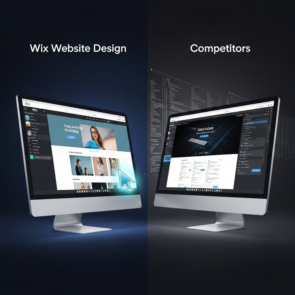 Wix Website Design vs. Competitors