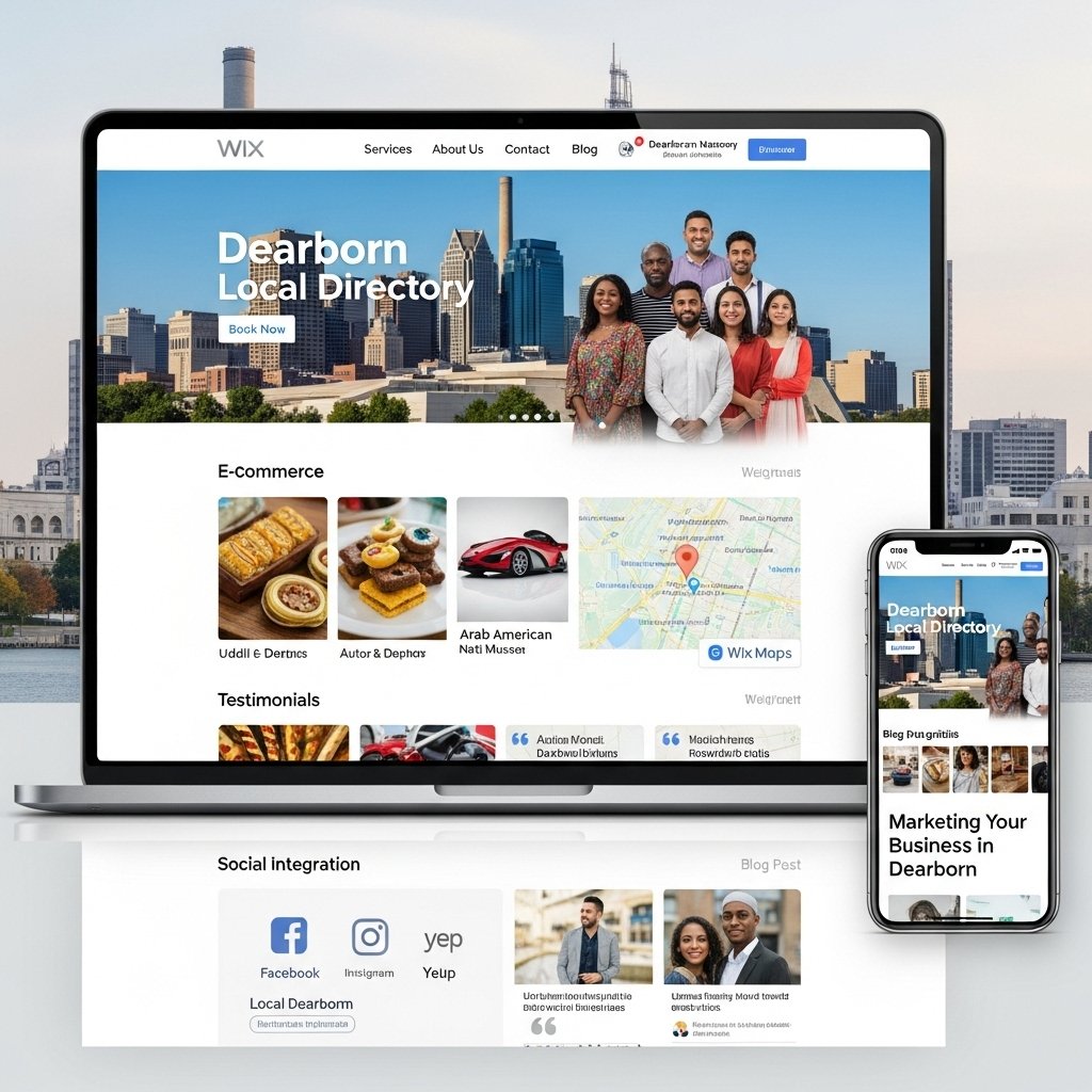 Wix Website Features for Dearborn Businesses