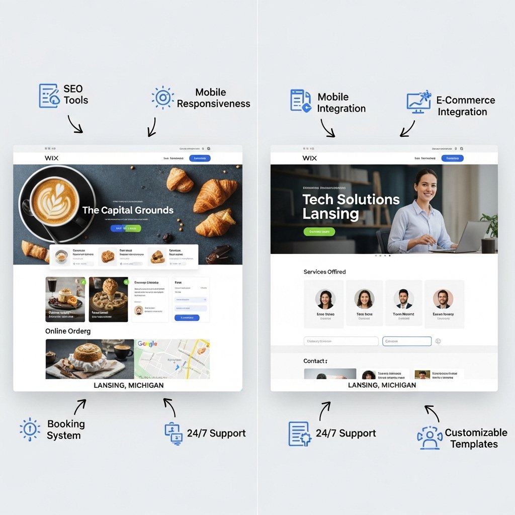 Wix Website Features for Lansing Businesses