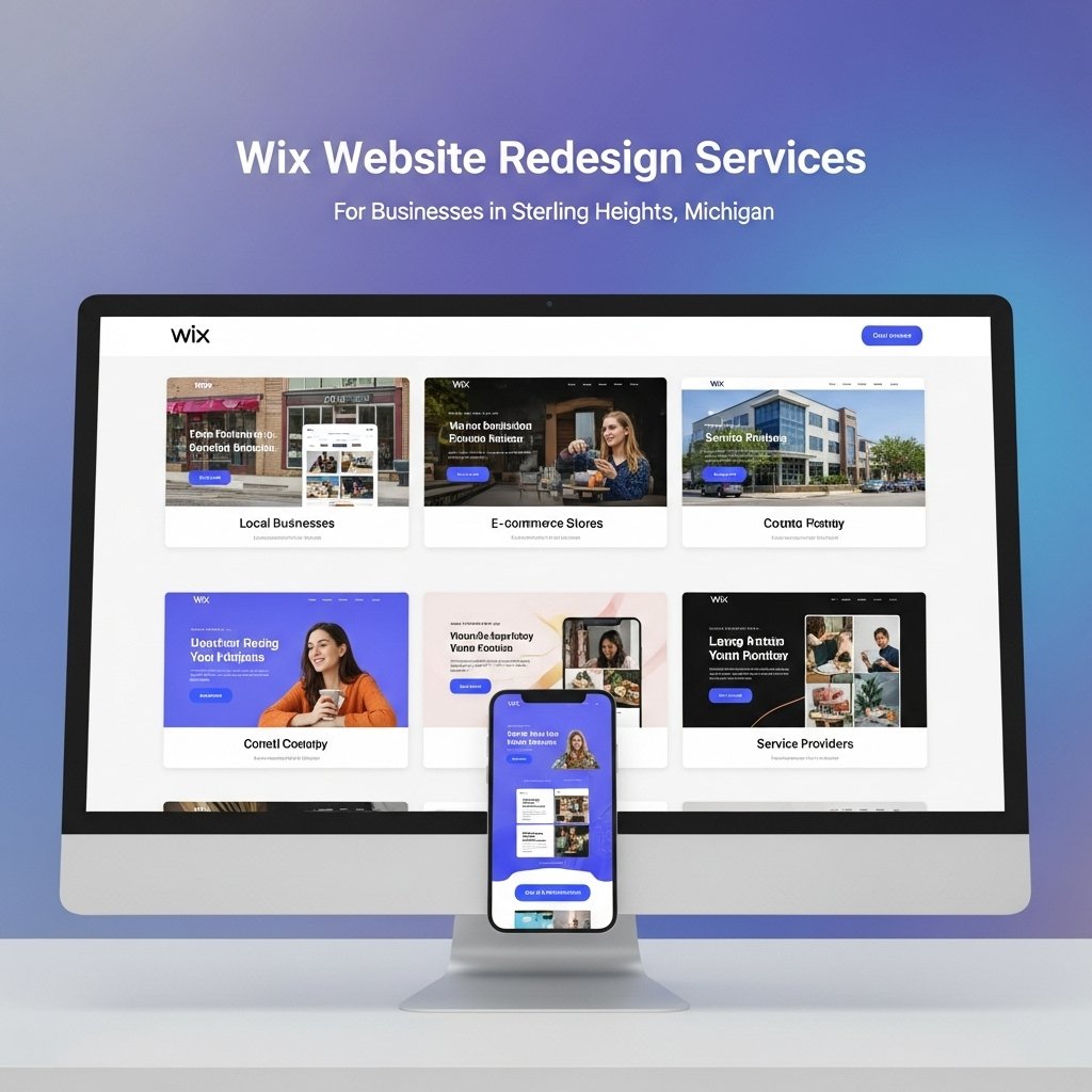 Wix Website Redesign Services for Businesses in Sterling Heights